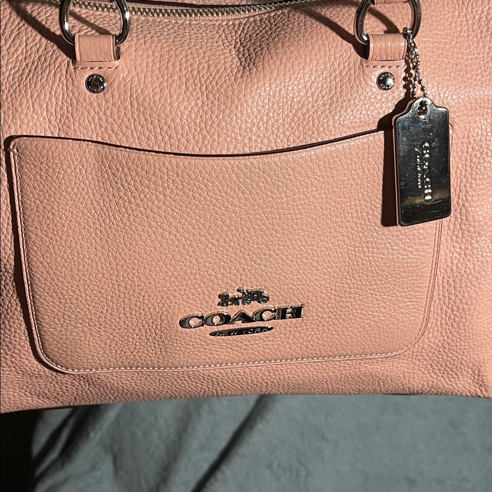Coach Blush Pink Satchel and Floral Wallet Set - Picture 4 of 12